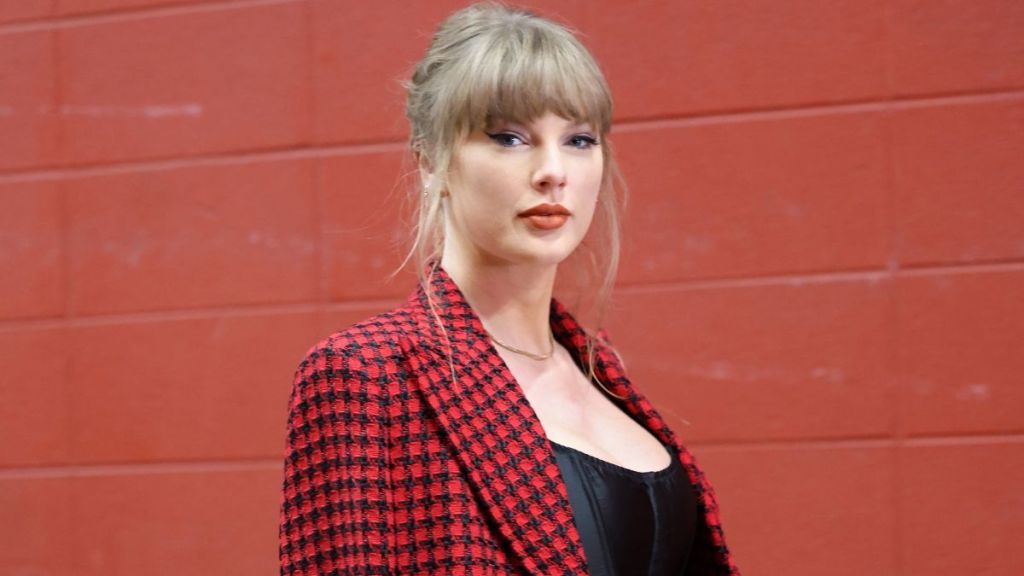 Taylor Swift's Fall Fashion look in Carolina Herrera Plaid Set