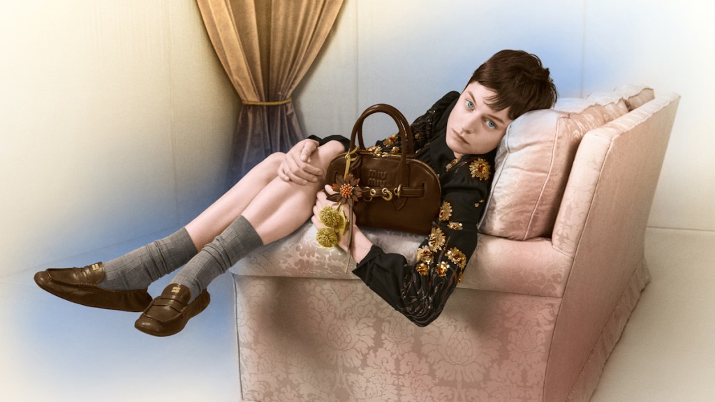 Miu Miu Holiday 2024 : Emma Corrin by Lengua