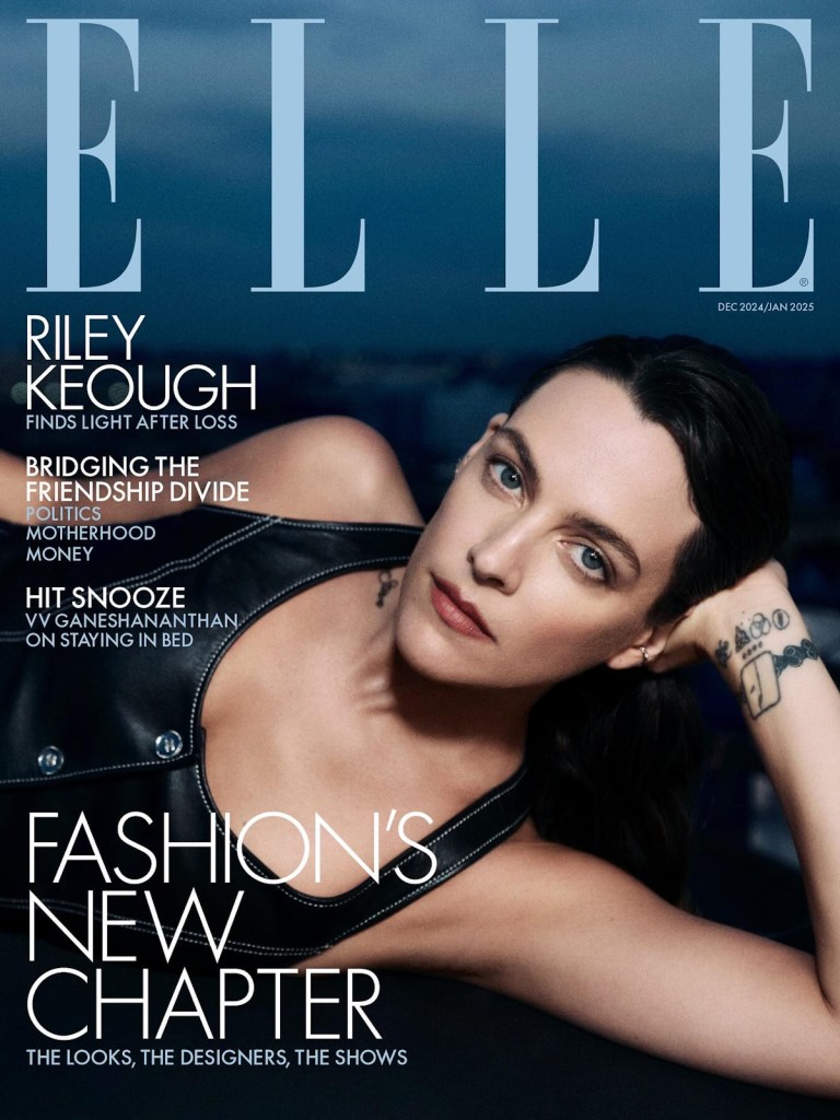 UK Elle December 2024/January 2025 : Riley Keough by Olivia Malone