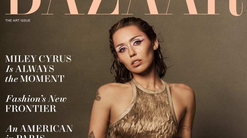 US Harper’s Bazaar December 2024/January 2025 : Miley Cyrus by Ethan James Green