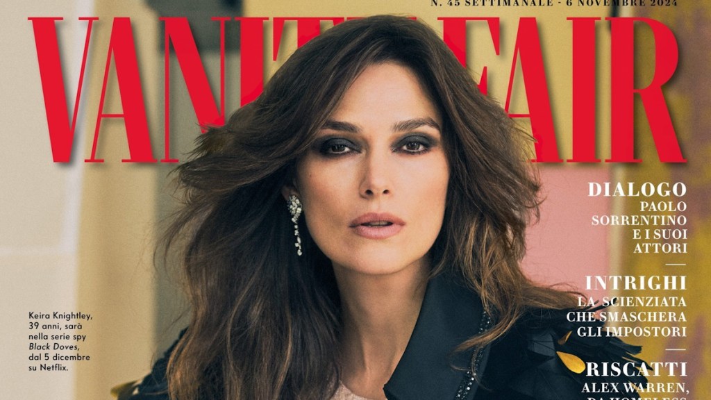 Vanity Fair Italia November 2024 : Keira Knightley by Tom Craig