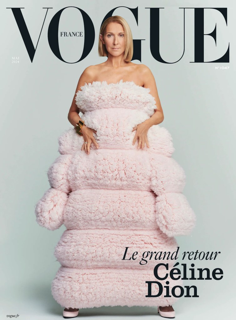 Vogue France May 2024 : Céline Dion by Cass Bird