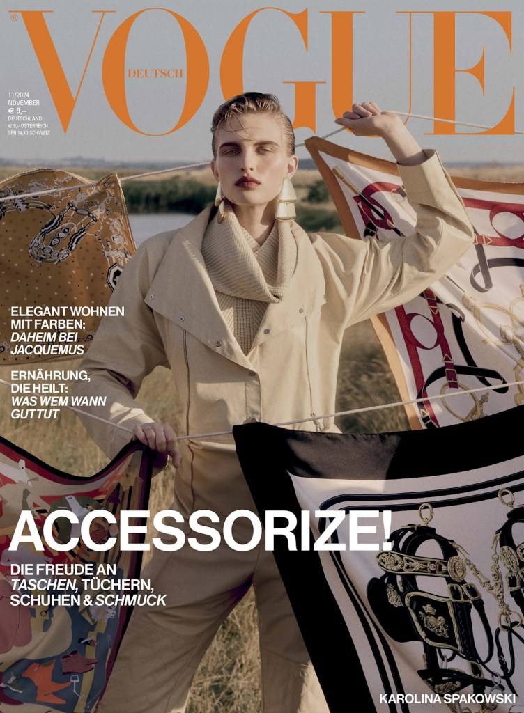 Vogue Germany November 2024 : Karolina Spakowski by Charlotte Wales