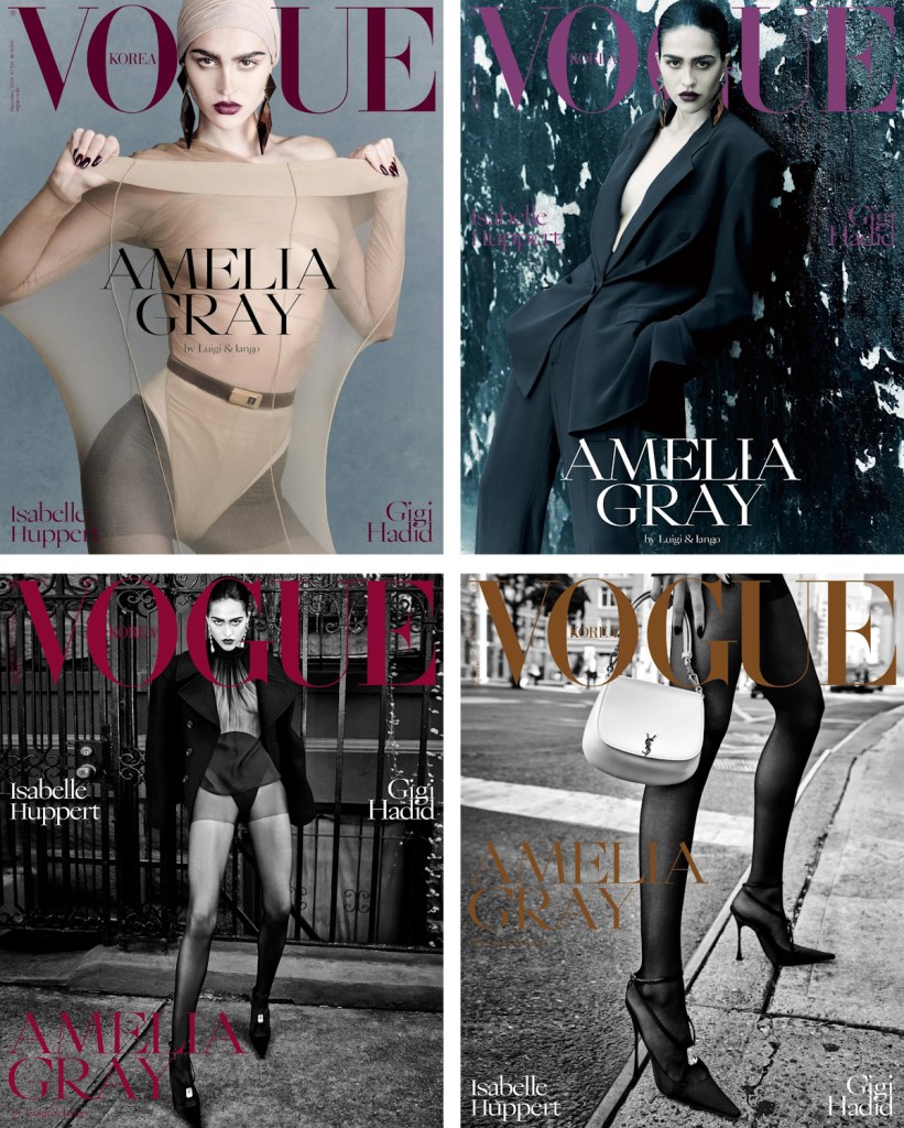 Vogue Korea December 2024 : Amelia Gray by Luigi & Iango