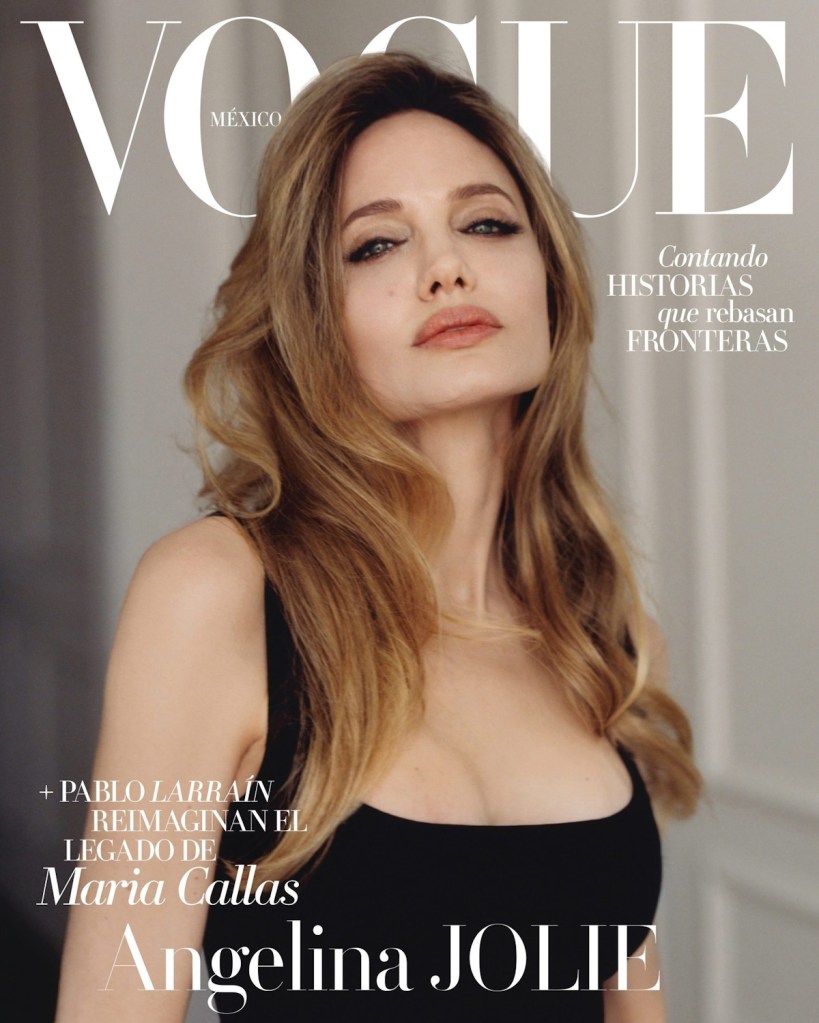 Vogue Mexico December 2024 : Angelina Jolie by Dan Martensen