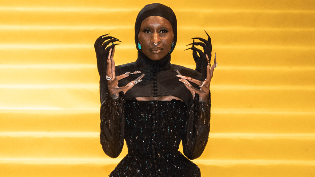 Cynthia Erivo Wicked premiere gown Mexico City